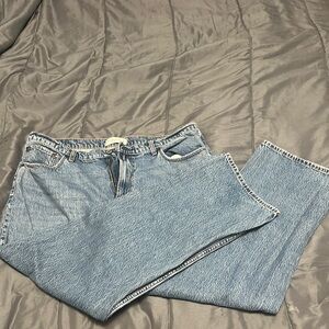 Abercrombie & Fitch Light Blue Straight Leg Jeans